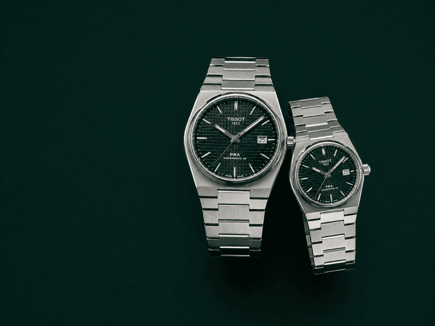 His and hers couple watch set with gift box